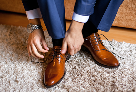 Les souliers véritable fondation de la posture durable